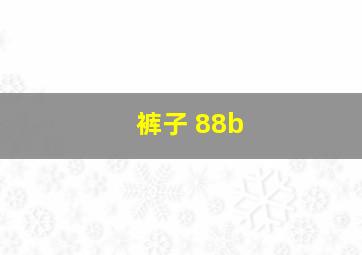 裤子 88b